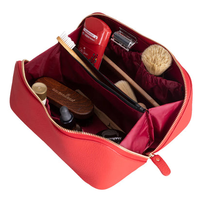 Ella Leather Makeup Bag