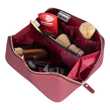 Ella Leather Makeup Bag