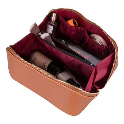 Ella Leather Makeup Bag