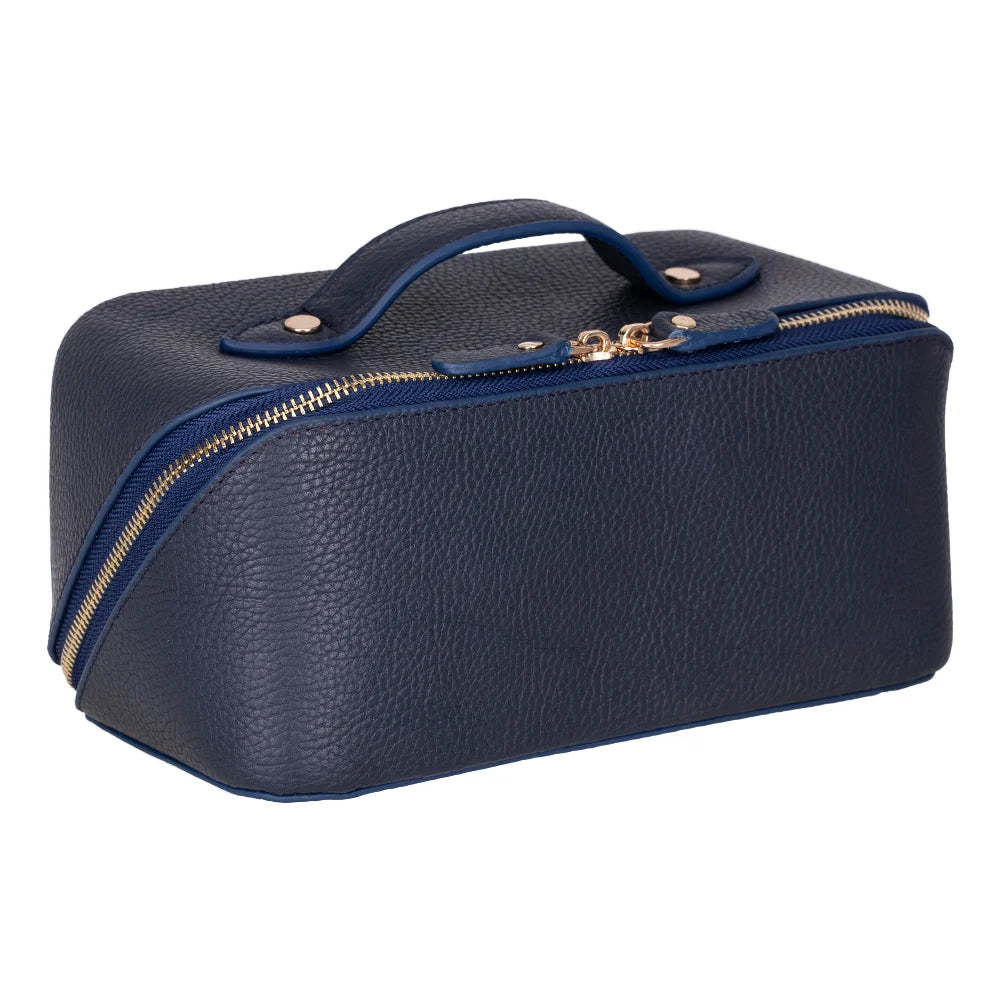Ella Leather Makeup Bag