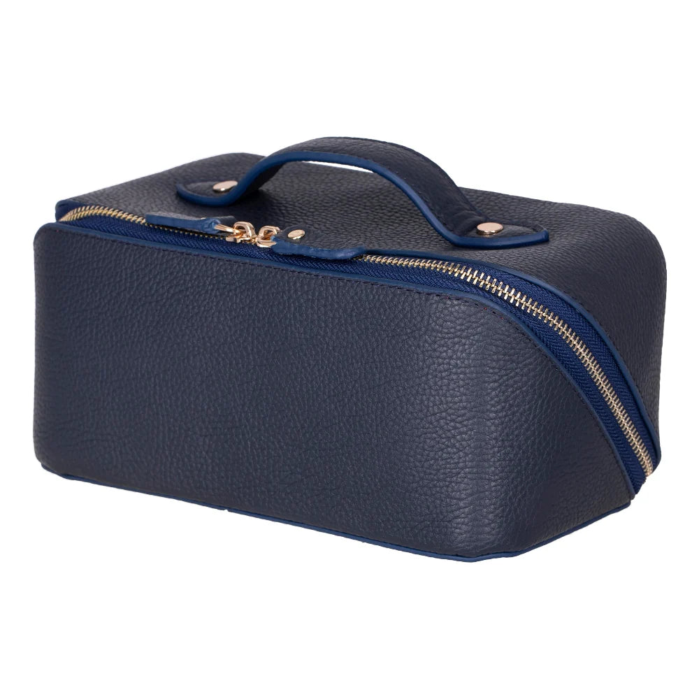 Ella Leather Makeup Bag