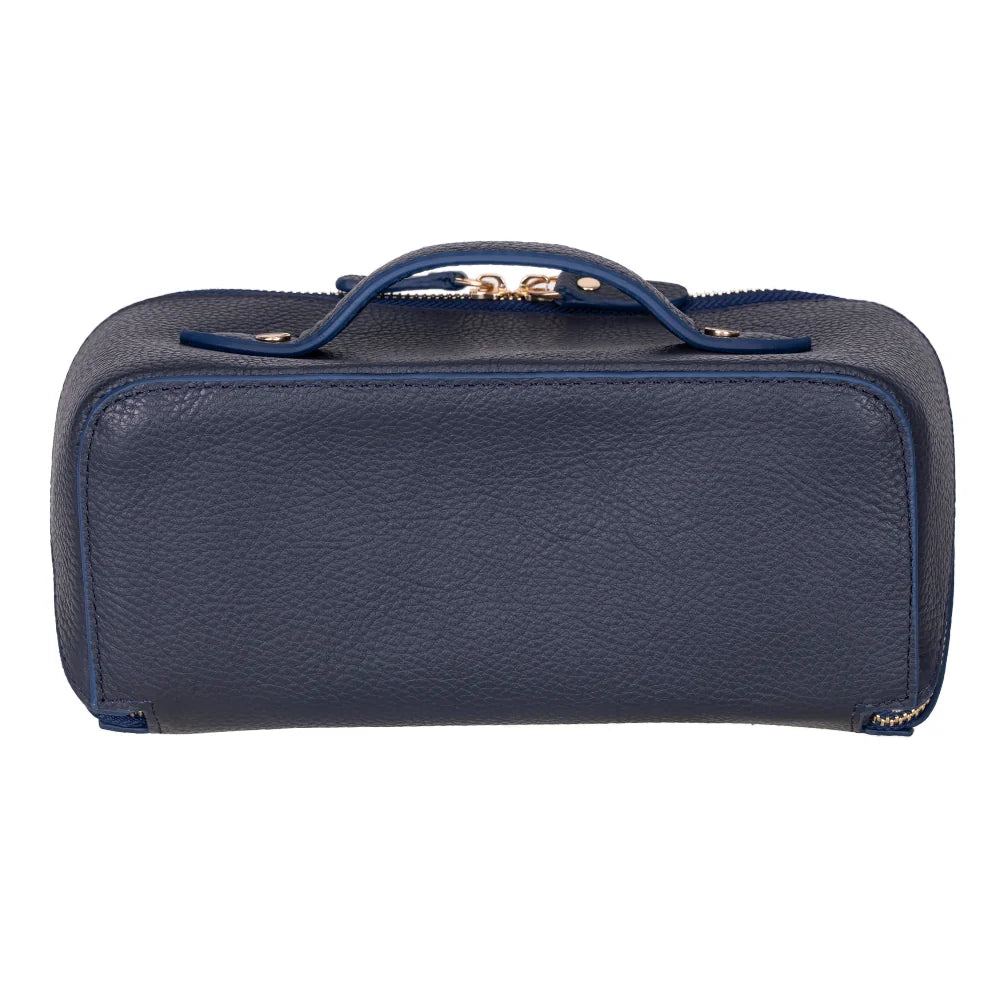 Ella Leather Makeup Bag