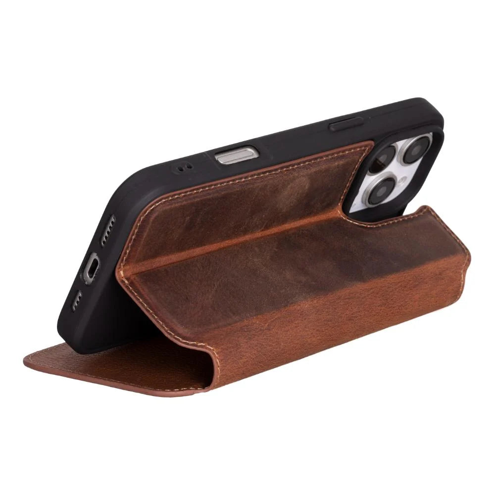 Infinix I Phone 16 Pro Leather Folio Case