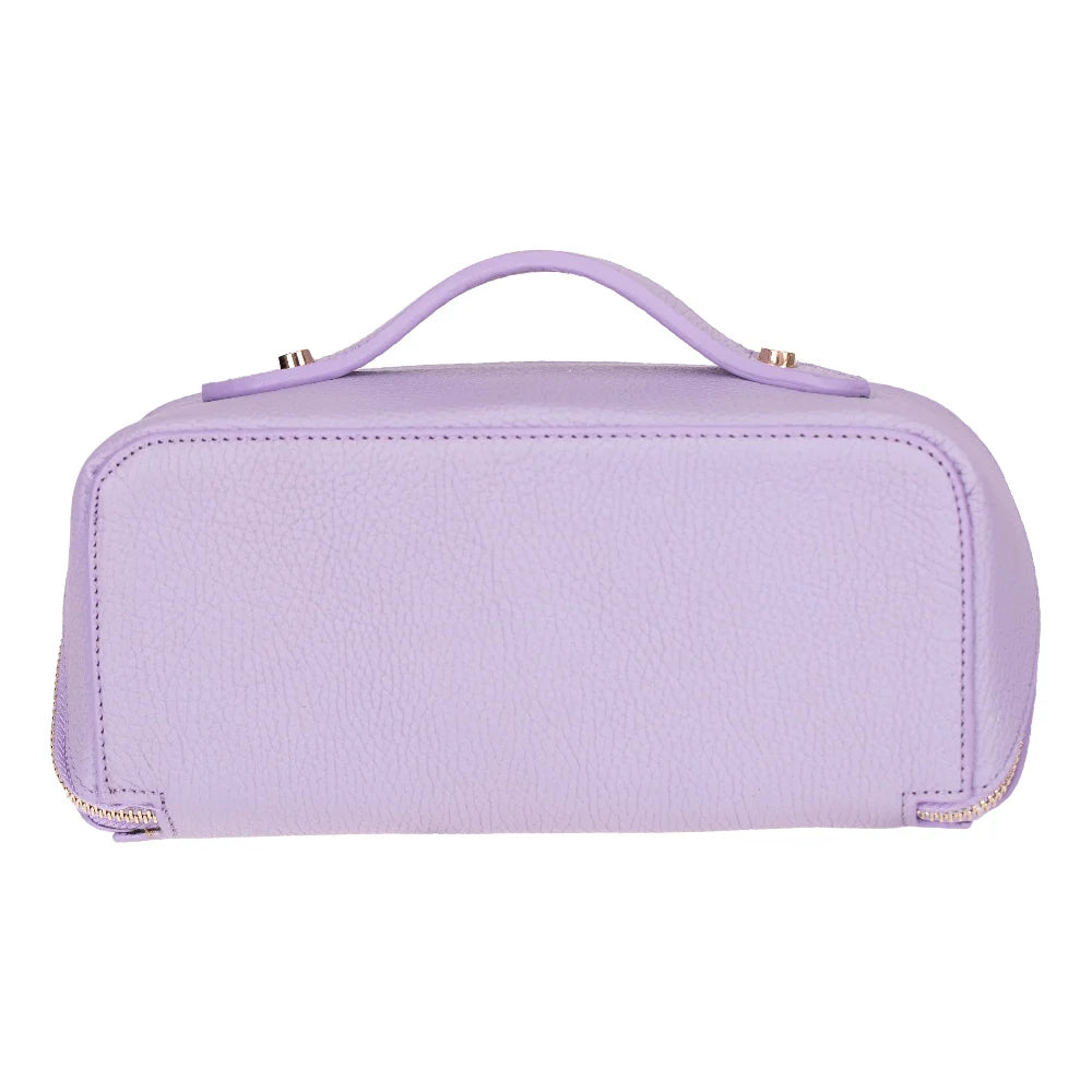 Ella Leather Makeup Bag