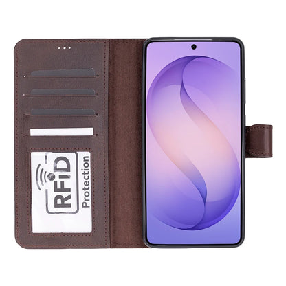 Magic Samsung Galaxy S26 Ultra Detachable Leather Wallet Case