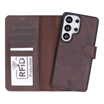 Magic Samsung Galaxy S26 Ultra Leather Detachable Wallet Case