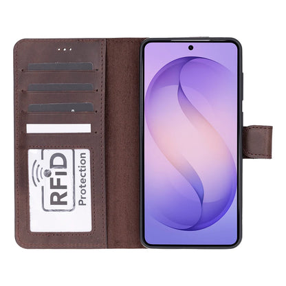 Magic Samsung Galaxy S26 Detachable Leather Wallet Case