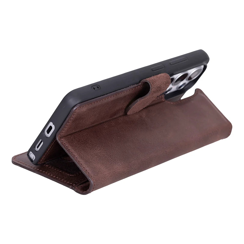 Magic Samsung Galaxy S26 Ultra Leather Detachable Wallet Case
