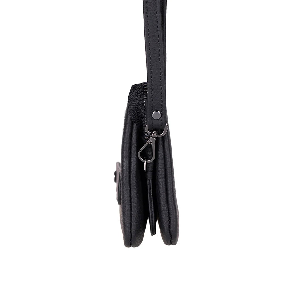 Majeste Leather Clutch Bag