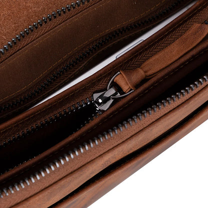 Prestige Leather Clutch Bag