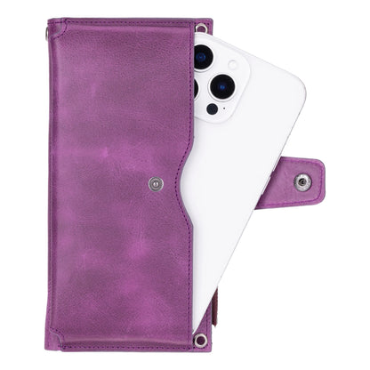 Lozan Strap Leather Crossbody Wallet