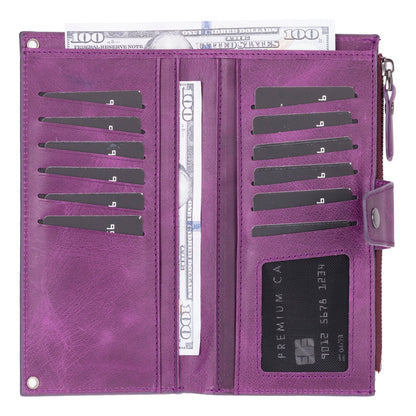 Lozan Strap Leather Crossbody Wallet