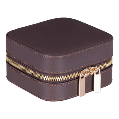 Amanda Leather Jewelry Box, Medium