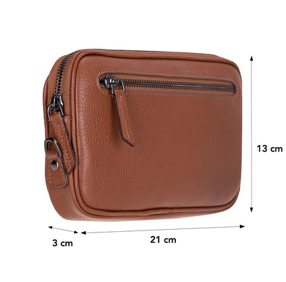 Noma Leather Clutch Bag