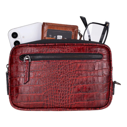 Noma Leather Clutch Bag
