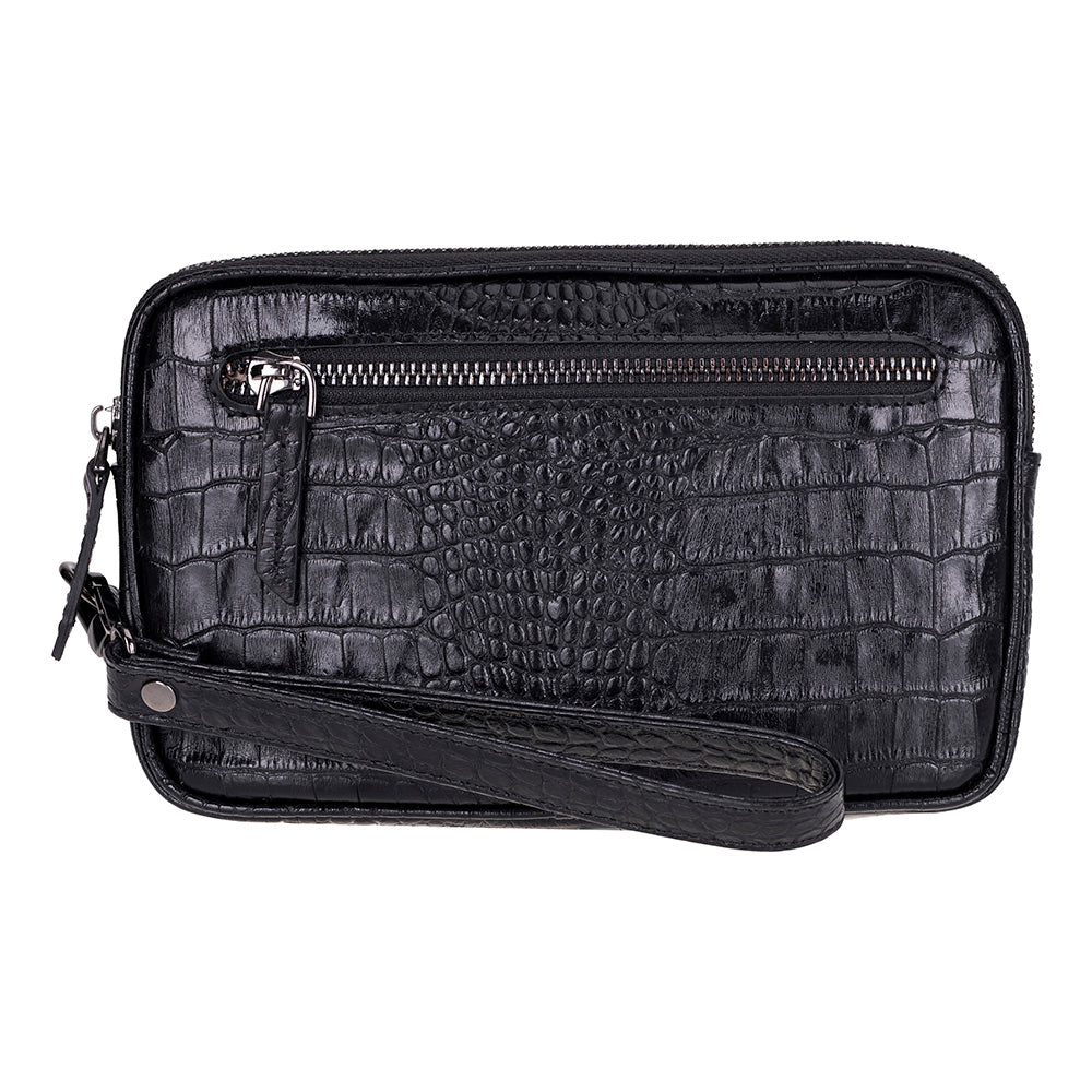 Noma Leather Clutch Bag