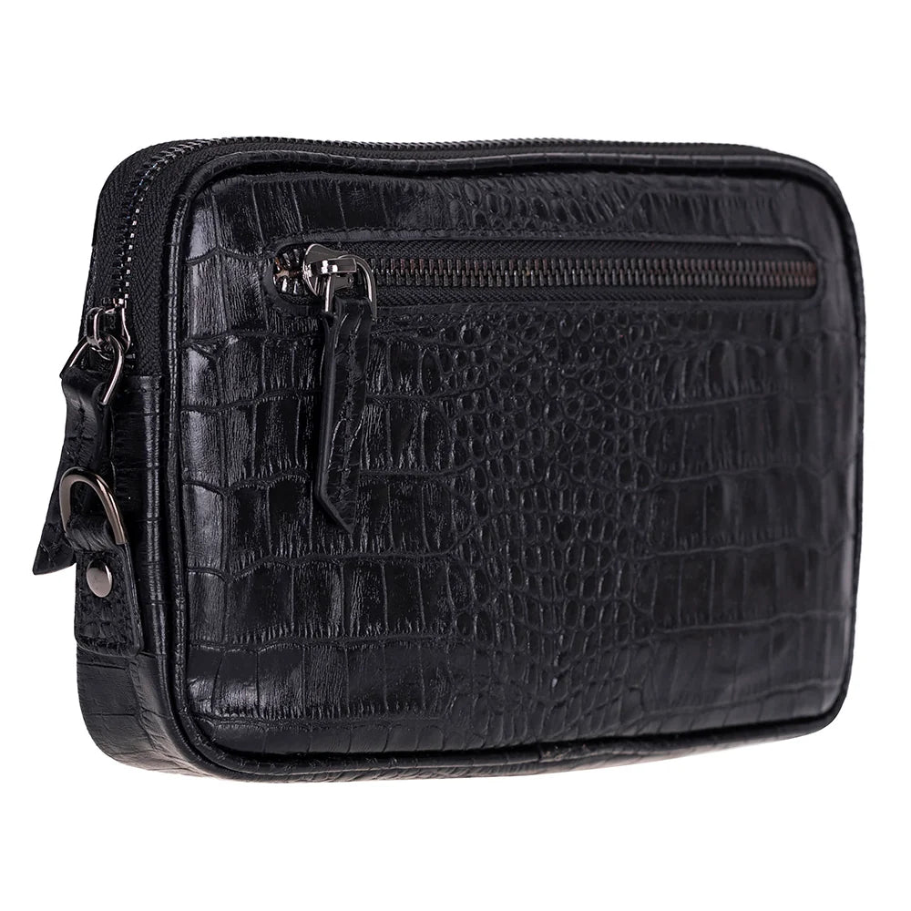 Noma Leather Clutch Bag