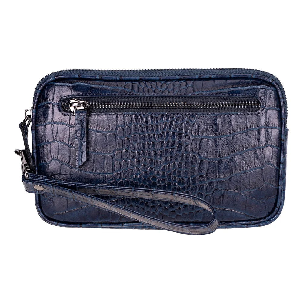 Noma Leather Clutch Bag