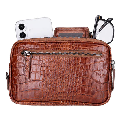 Noma Leather Clutch Bag
