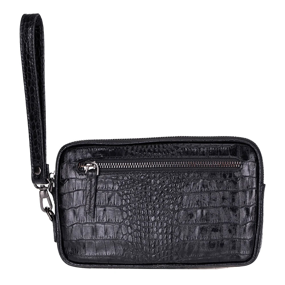 Noma Leather Clutch Bag