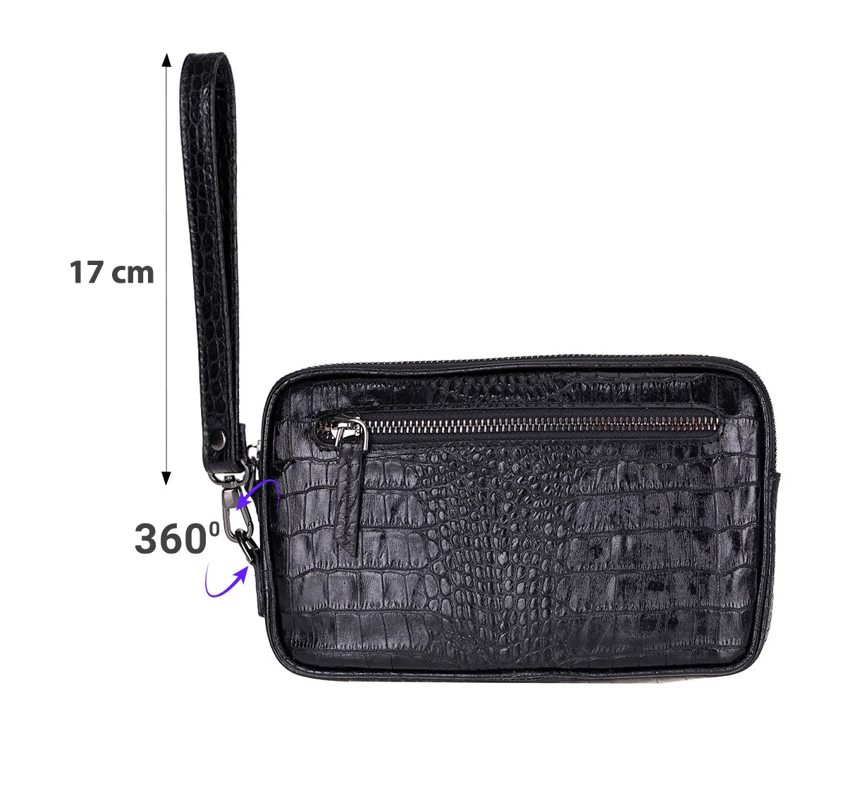 Noma Leather Clutch Bag