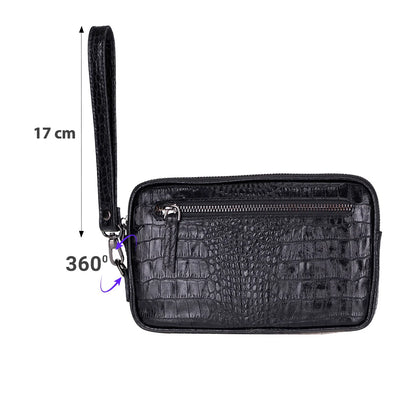 Noma Leather Clutch Bag