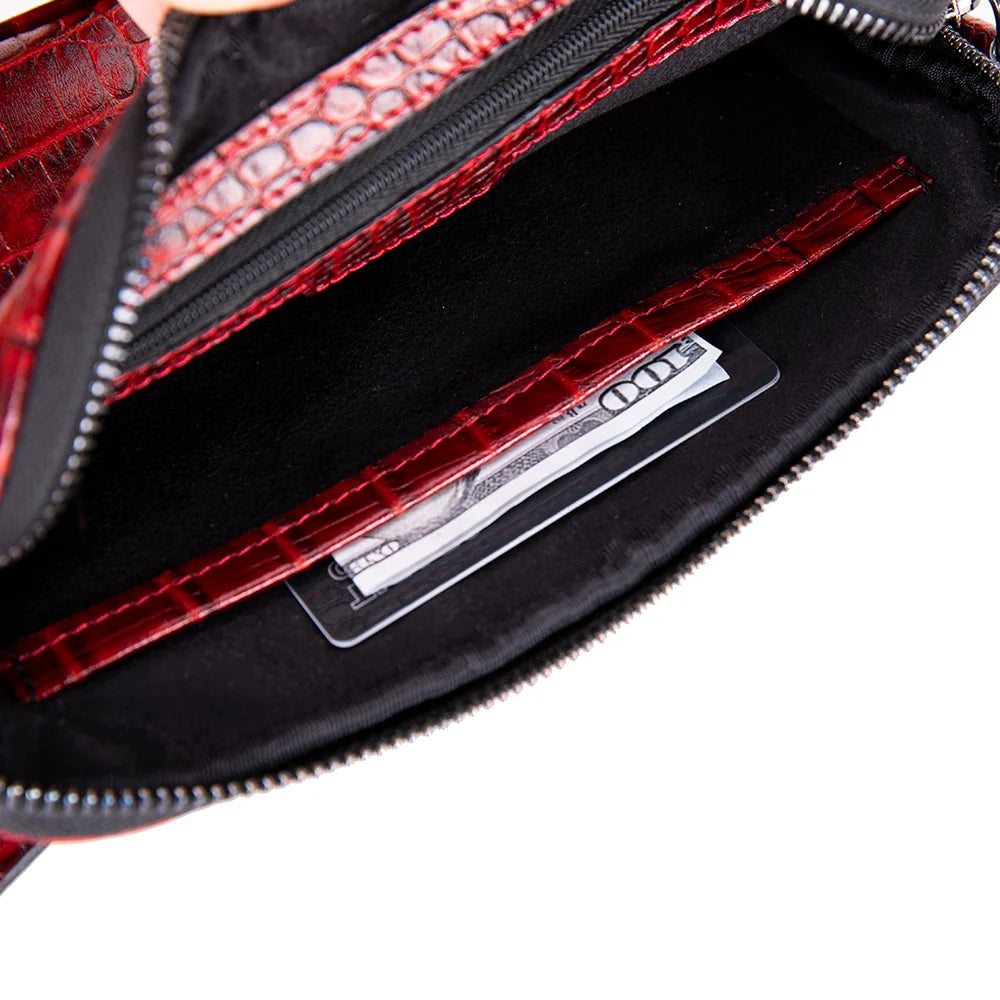 Noma Leather Clutch Bag