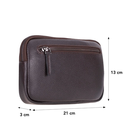 Noma Leather Clutch Bag