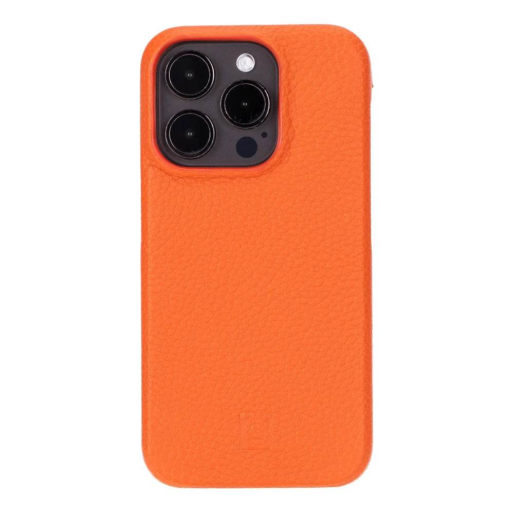 Bouletta Apple iPhone 15 Series Full Leather Coating Back Cover