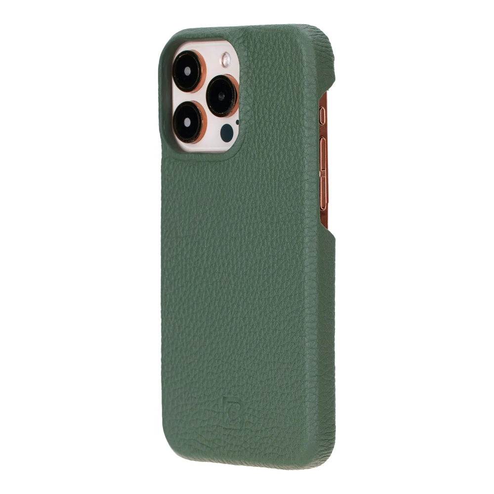 Bouletta Apple iPhone 15 Series Full Leather Coating Back Cover