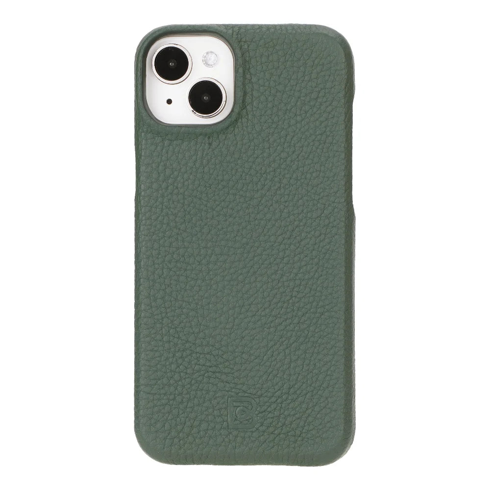Bouletta Apple iPhone 15 Series Full Leather Coating Back Cover