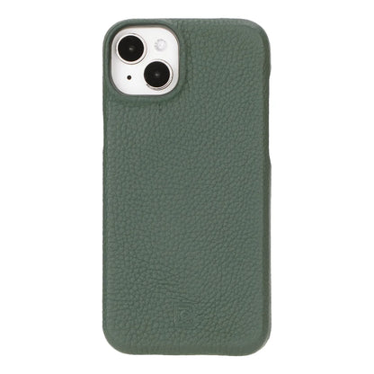 Bouletta Apple iPhone 15 Series Full Leather Coating Back Cover