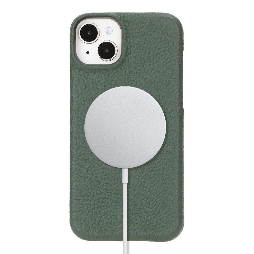 Bouletta Apple iPhone 15 Series Full Leather Coating Back Cover