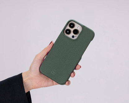 Bouletta Apple iPhone 15 Series Full Leather Coating Back Cover