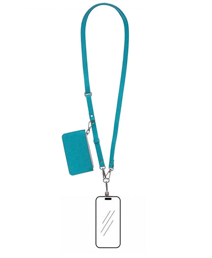 Flex Go Pu Leather Phone Strap & Wallet Set – Clip On Flex