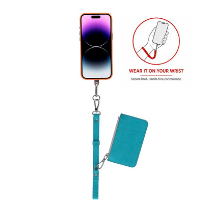 Flex Go Pu Leather Phone Strap & Wallet Set – Clip On Flex