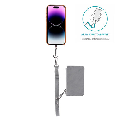 Flex Go Pu Leather Phone Strap & Wallet Set – Clip On Flex
