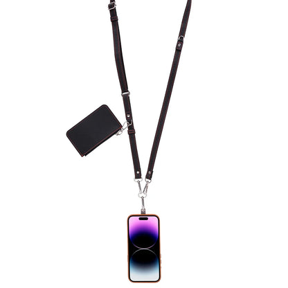 Flex Go Pu Leather Phone Strap & Wallet Set – Clip On Flex
