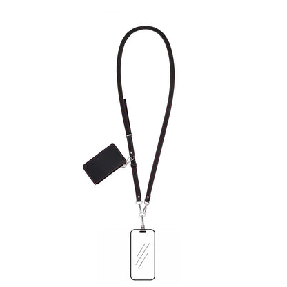 Flex Go Pu Leather Phone Strap & Wallet Set – Clip On Flex