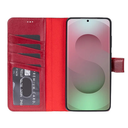 Magic Samsung Galaxy S26 Ultra Leather Detachable Wallet Case