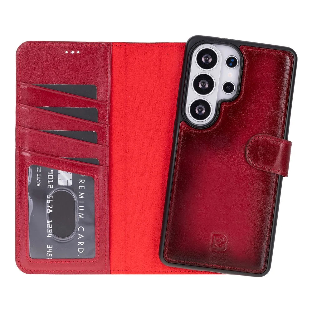 Magic Samsung Galaxy S26 Ultra Leather Detachable Wallet Case