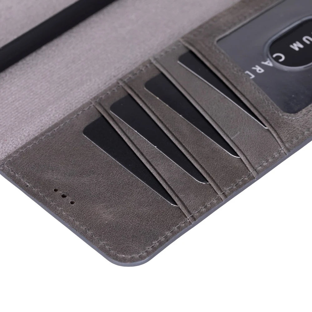 Magic Samsung Galaxy S26 Ultra Leather Detachable Wallet Case