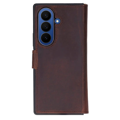 Wallet Id Leather Samsung Galaxy Z Fold 7 Folio Case
