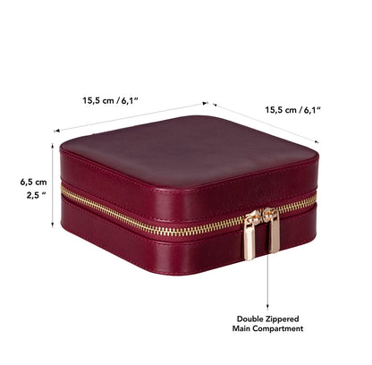 Amanda Leather Jewelry Box, Large