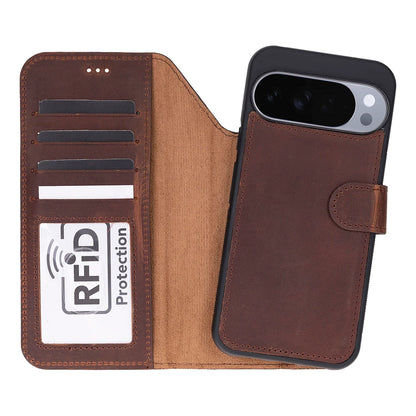 Magic Google Pixel 10 Pro Xl Detachable Leather Wallet Case