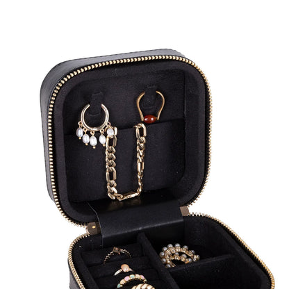 Amanda Leather Jewelry Box, Medium