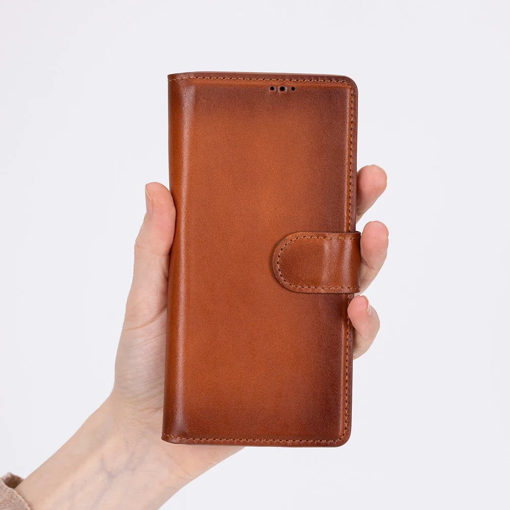 Wallet Id Leather Samsung Galaxy Z Fold 7 Folio Case