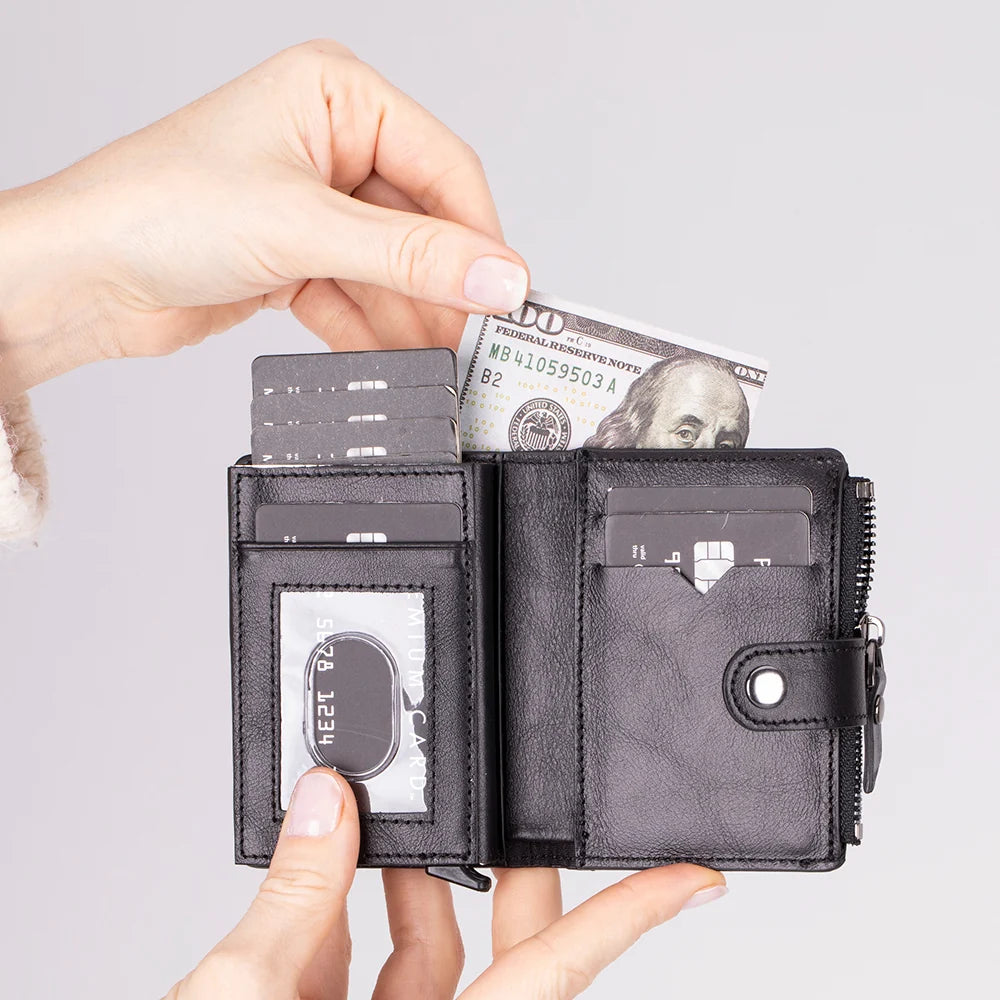 Rodos Pop Up Leather Card Holder