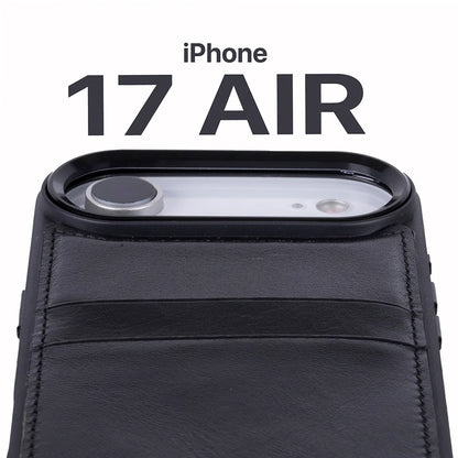 Flex Cover Leather I Phone 17 Air Case With Card Holder
