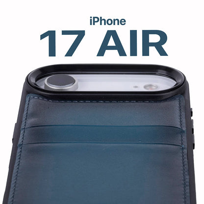 Flex Cover Leather I Phone 17 Air Case With Card Holder